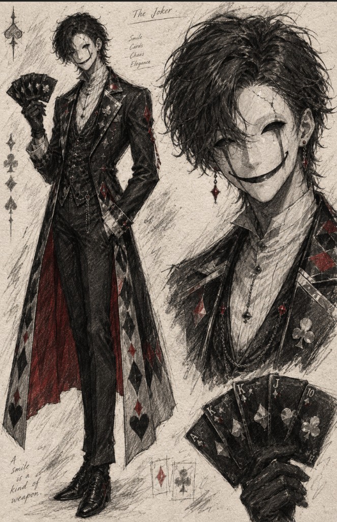 The Joker concept art