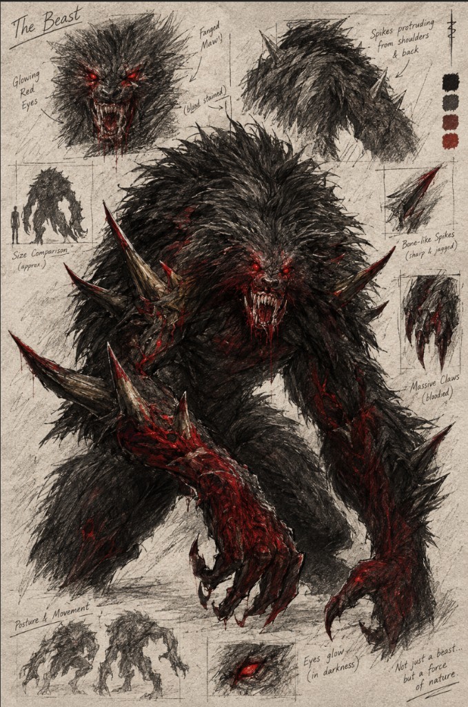 The Beast concept sheet